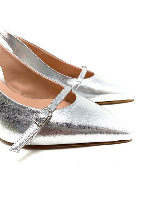 Slingback donna con cinturino IL LACCIO | D270PELLEARGENTO
